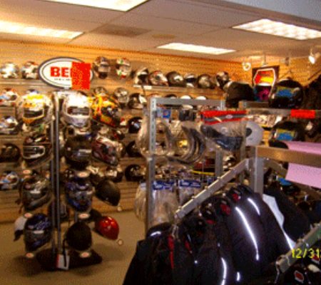 Parts Department Helmets Section